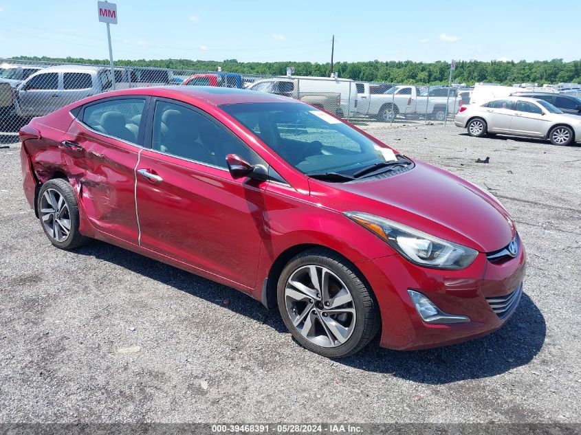 2016 Hyundai Elantra Limited VIN: 5NPDH4AE0GH764097 Lot: 39468391