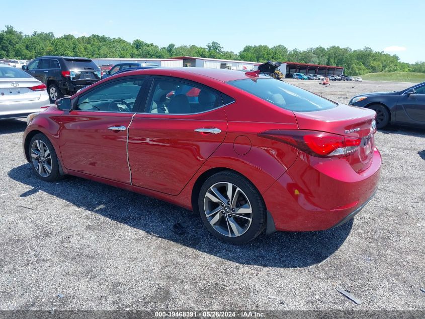 2016 Hyundai Elantra Limited VIN: 5NPDH4AE0GH764097 Lot: 39468391