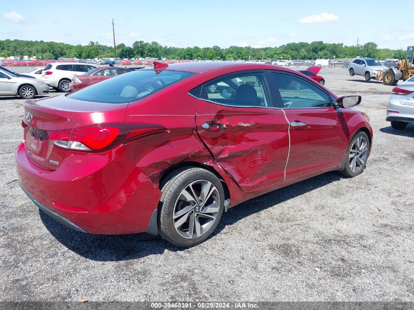 2016 Hyundai Elantra Limited VIN: 5NPDH4AE0GH764097 Lot: 39468391