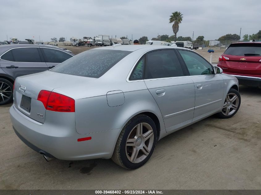 2006 Audi A4 2.0T VIN: WAUDF78E96A167174 Lot: 39468402