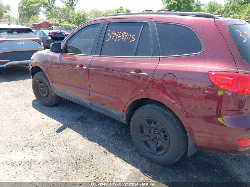 2009 Hyundai Santa Fe Gls VIN: 5NMSG73D89H313063 Lot: 39468405