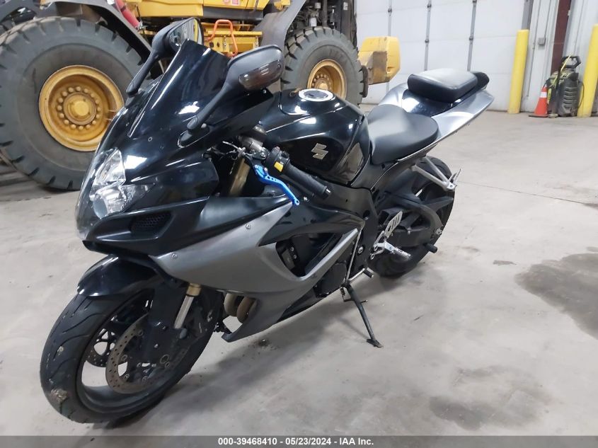 2006 Suzuki Gsx-R600 K6 VIN: JS1GN7DA262119655 Lot: 39468410