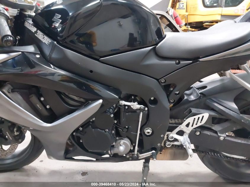 2006 Suzuki Gsx-R600 K6 VIN: JS1GN7DA262119655 Lot: 39468410