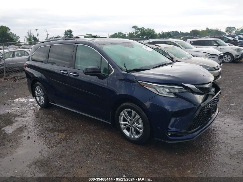 2022 Toyota Sienna Xse VIN: 5TDXSKFCXNS070809 Lot: 39468414