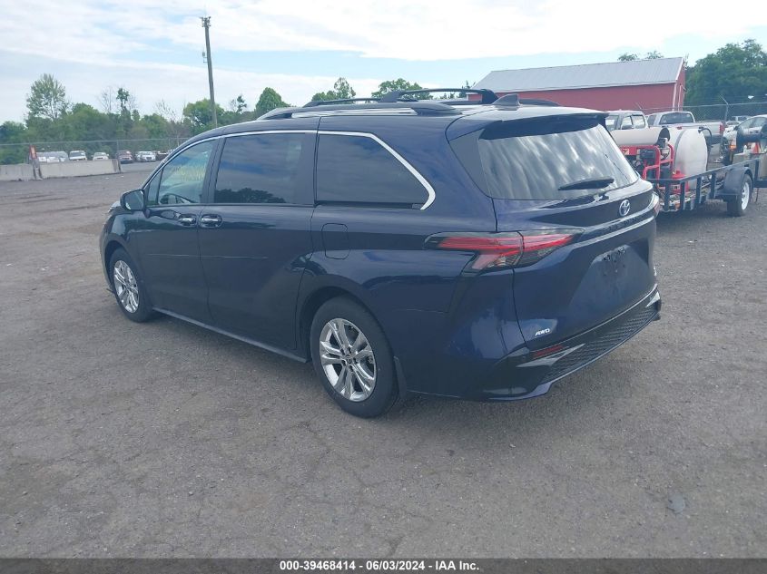 2022 Toyota Sienna Xse VIN: 5TDXSKFCXNS070809 Lot: 39468414