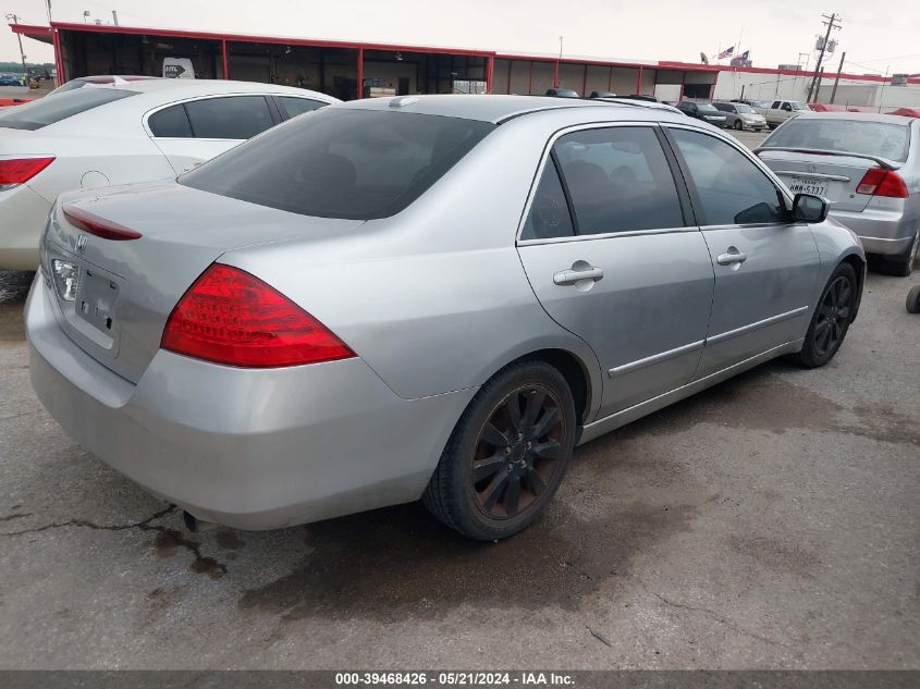 2007 Honda Accord 3.0 Ex VIN: 1HGCM66847A078191 Lot: 39468426