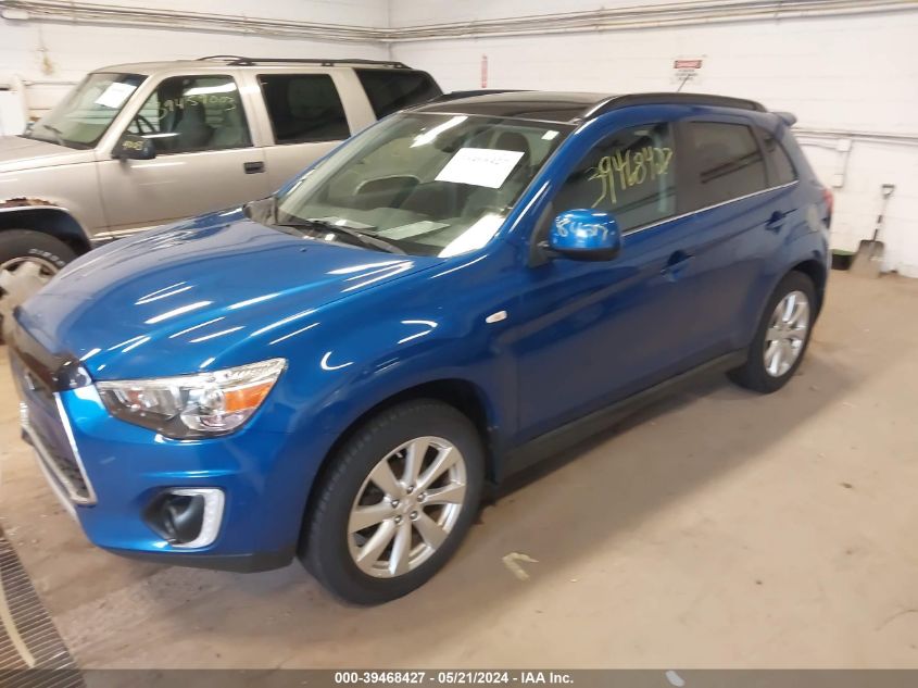 2015 Mitsubishi Outlander Sport Se/Gt VIN: 4A4AR4AU8FE011805 Lot: 39468427