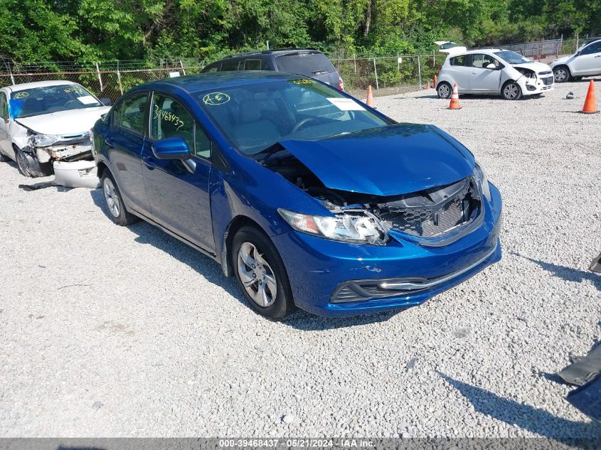 2015 Honda Civic Lx VIN: 19XFB2F51FE012841 Lot: 39468437