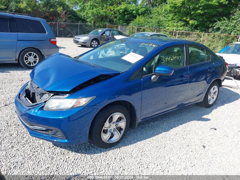 2015 Honda Civic Lx VIN: 19XFB2F51FE012841 Lot: 39468437