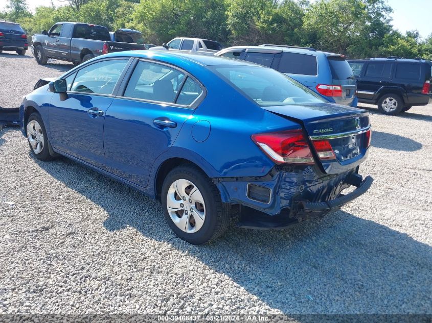 2015 Honda Civic Lx VIN: 19XFB2F51FE012841 Lot: 39468437