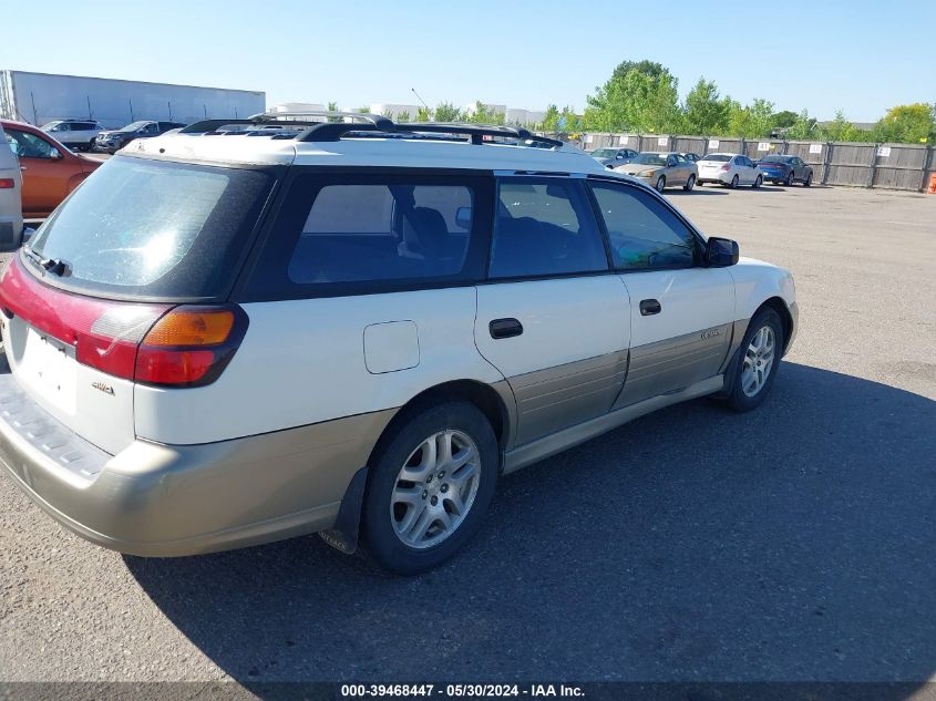 2000 Subaru Outback Outback VIN: 4S3BH6657Y6625219 Lot: 39468447