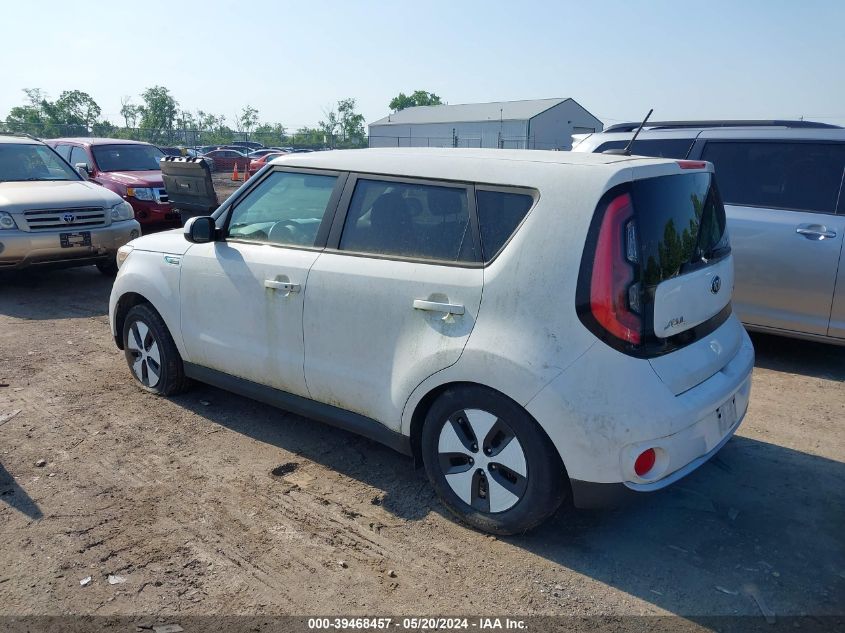 2016 Kia Soul Ev VIN: KNDJP3AE7G7017875 Lot: 39468457