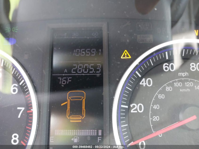 2009 Honda Cr-V Ex-L VIN: 5J6RE48799L010758 Lot: 39468482