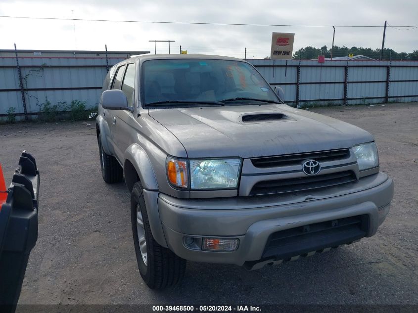 2002 Toyota 4Runner Sr5 V6 VIN: JT3GN86R820254888 Lot: 39468500