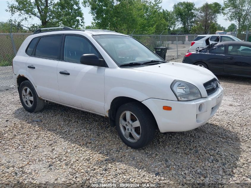 2008 Hyundai Tucson Gls VIN: KM8JM12B48U861856 Lot: 39468516