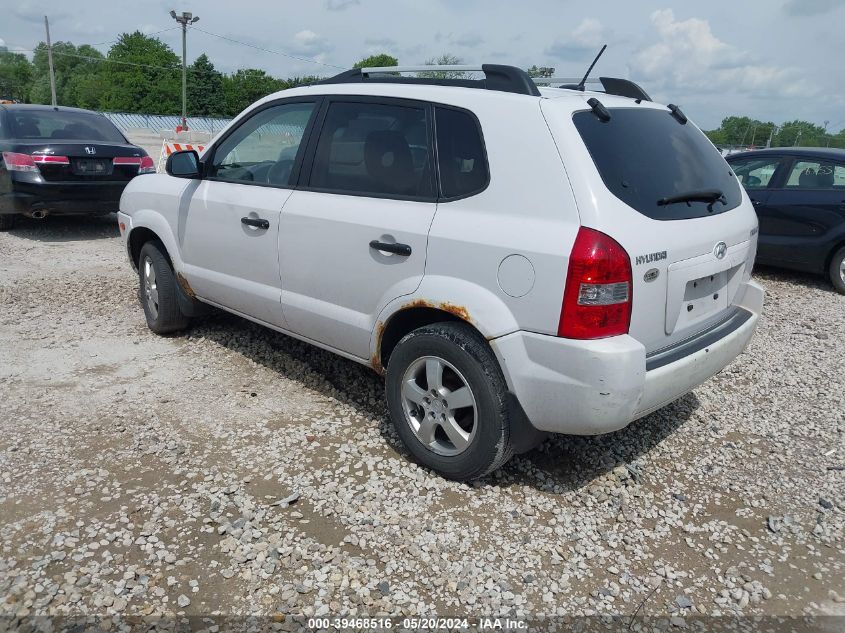 2008 Hyundai Tucson Gls VIN: KM8JM12B48U861856 Lot: 39468516