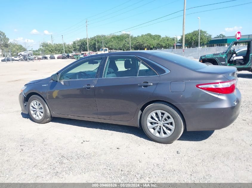 2015 Toyota Camry Hybrid Le VIN: 4T1BD1FK6FU147898 Lot: 39468526