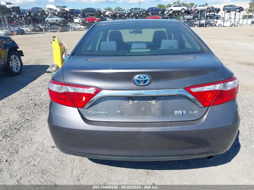2015 TOYOTA CAMRY HYBRID LE - 4T1BD1FK6FU147898