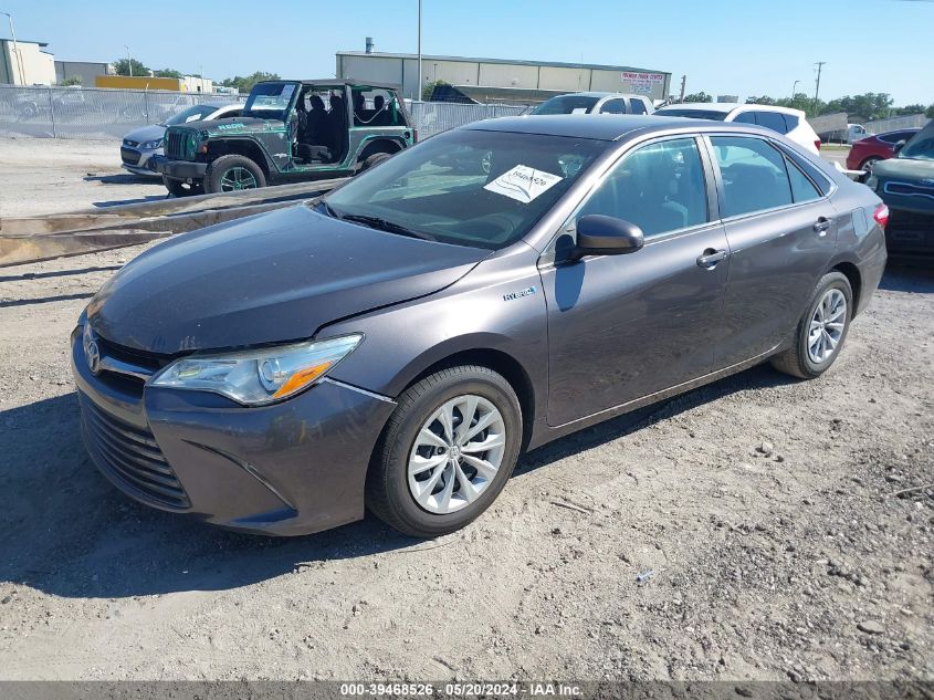 2015 TOYOTA CAMRY HYBRID LE - 4T1BD1FK6FU147898