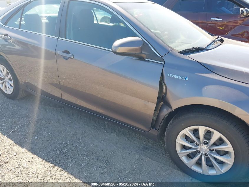 2015 TOYOTA CAMRY HYBRID LE - 4T1BD1FK6FU147898