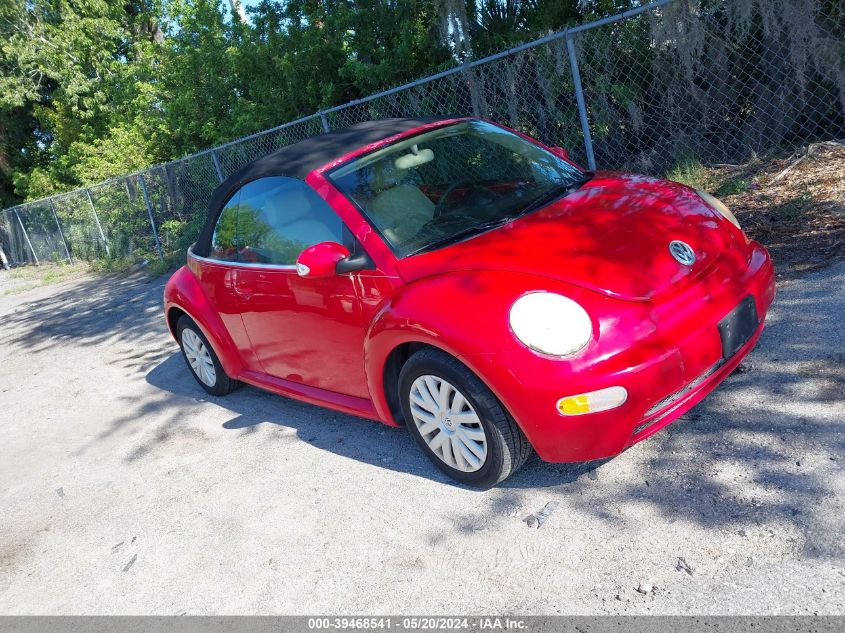 2005 Volkswagen New Beetle Gl VIN: 3VWBM31Y35M303567 Lot: 39468541