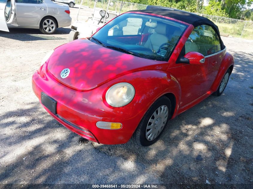 2005 Volkswagen New Beetle Gl VIN: 3VWBM31Y35M303567 Lot: 39468541