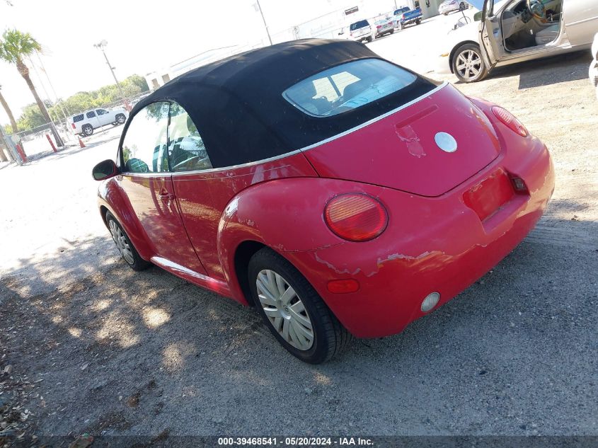 2005 Volkswagen New Beetle Gl VIN: 3VWBM31Y35M303567 Lot: 39468541