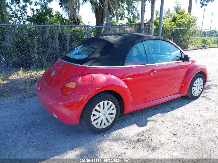 2005 Volkswagen New Beetle Gl VIN: 3VWBM31Y35M303567 Lot: 39468541