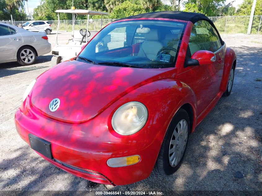 2005 Volkswagen New Beetle Gl VIN: 3VWBM31Y35M303567 Lot: 39468541