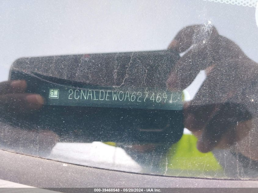 2010 Chevrolet Equinox Lt VIN: 2CNALDEW0A6274691 Lot: 39468548