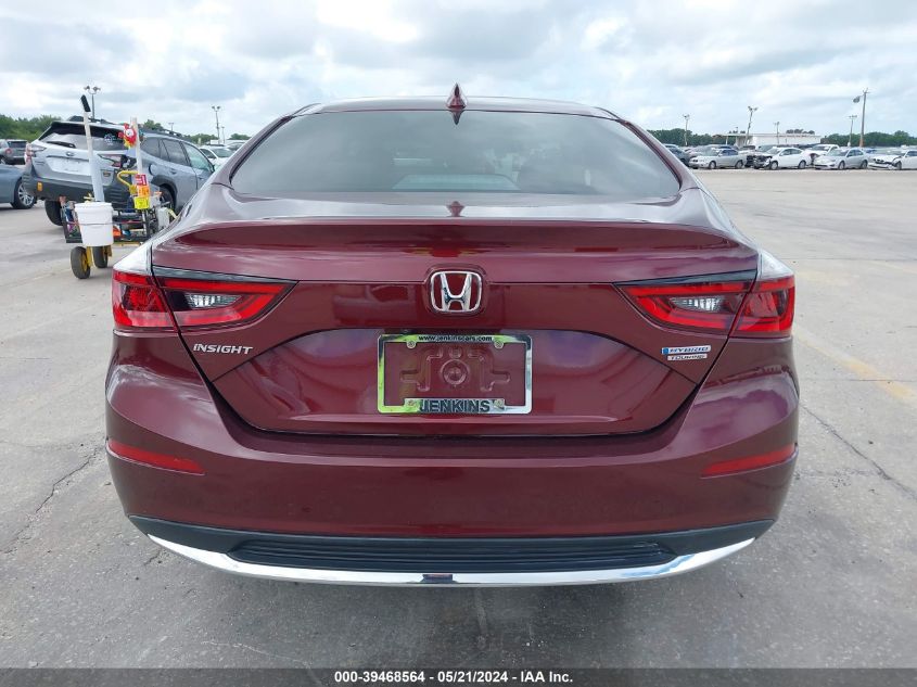 2019 Honda Insight Touring VIN: 19XZE4F97KE030578 Lot: 39468564