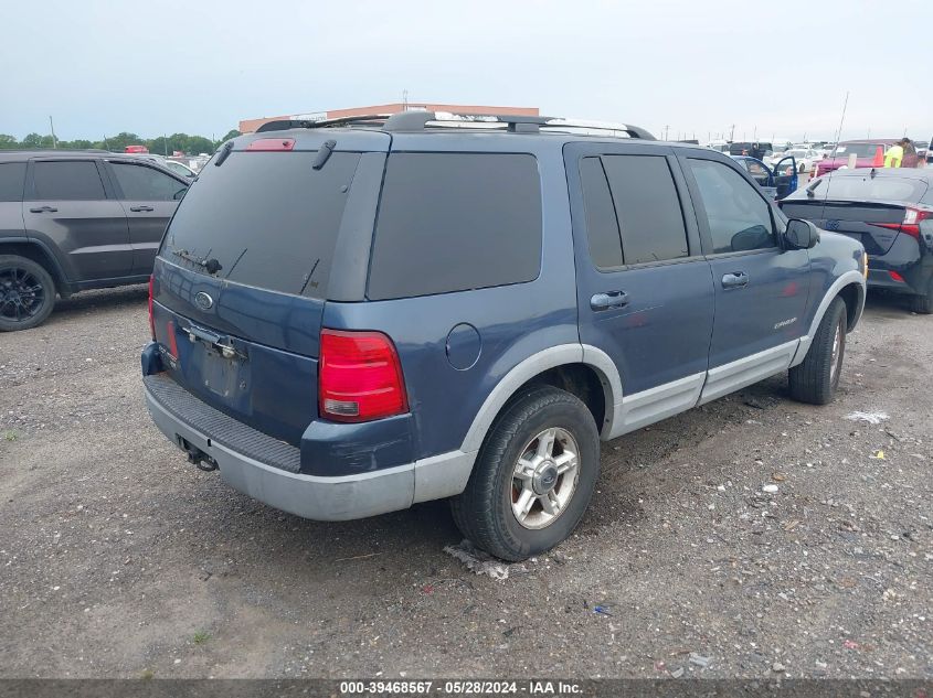 2002 Ford Explorer Xlt VIN: 1FMZU63E12ZA19317 Lot: 39468567