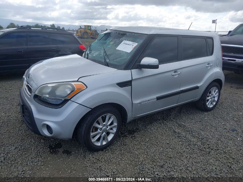 2012 Kia Soul + VIN: KNDJT2A68C7417274 Lot: 39468571