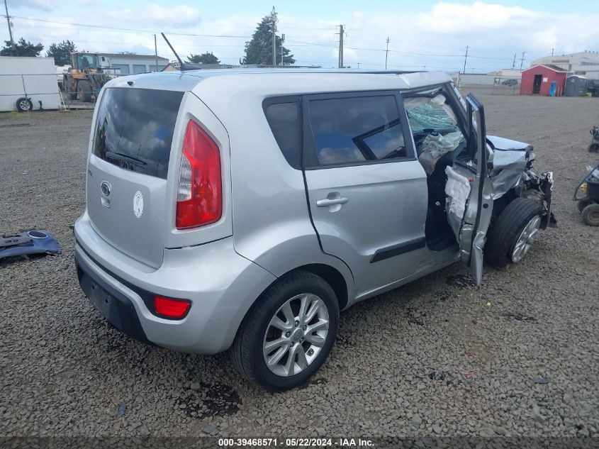 2012 Kia Soul + VIN: KNDJT2A68C7417274 Lot: 39468571