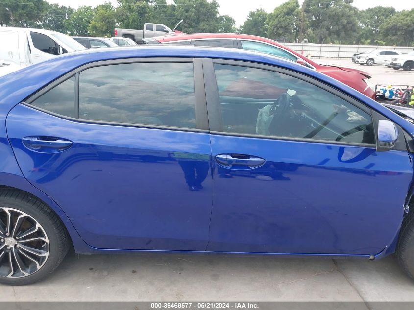 2015 Toyota Corolla S Premium VIN: 5YFBURHE2FP302423 Lot: 39468577