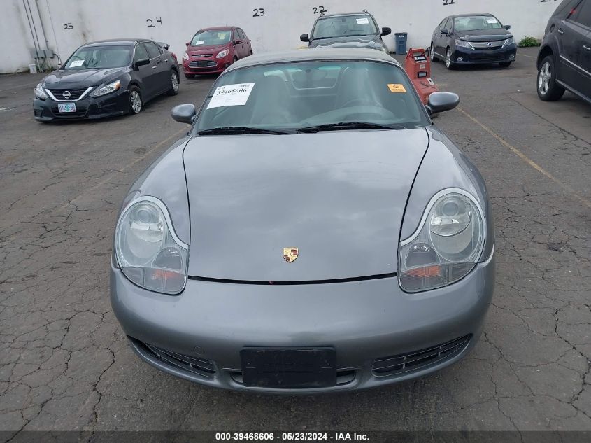 2001 Porsche Boxster S VIN: WP0CB29801U660979 Lot: 39468606