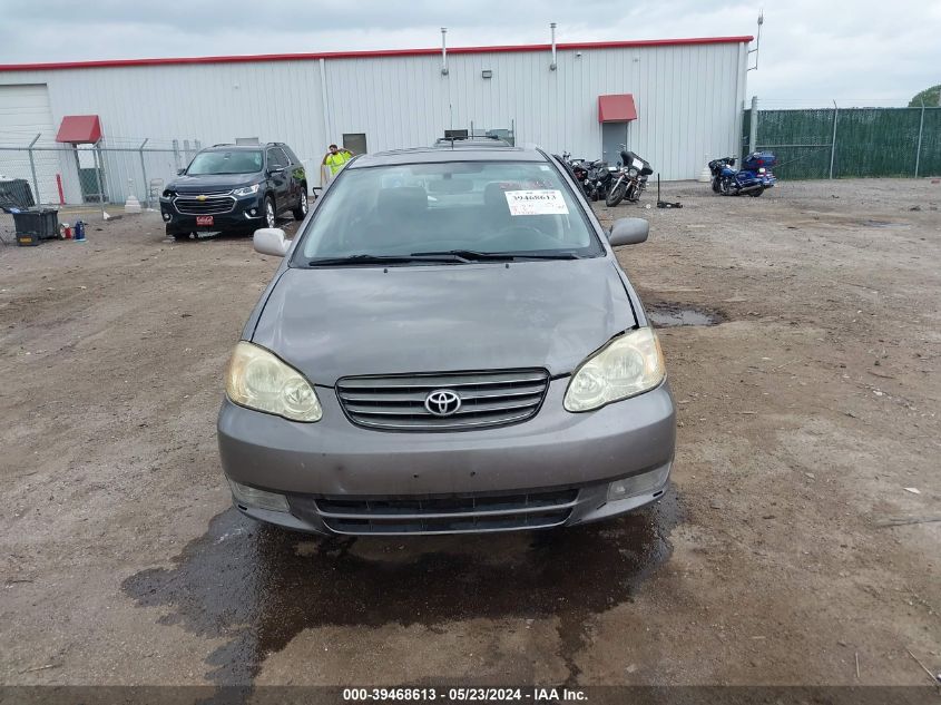 2003 Toyota Corolla S VIN: 1NXBR32E83Z112627 Lot: 39468613