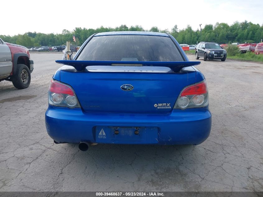 2006 Subaru Impreza Wrx/Wrx Limited/Wrx Tr VIN: JF1GD79666G503184 Lot: 39468637