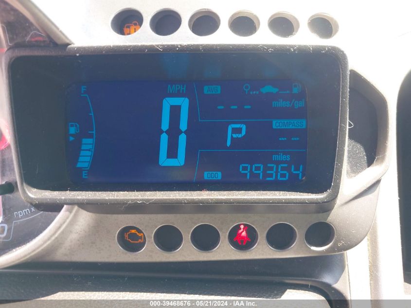 2014 Chevrolet Sonic Lt Auto VIN: 1G1JC5SH2E4190470 Lot: 39468676