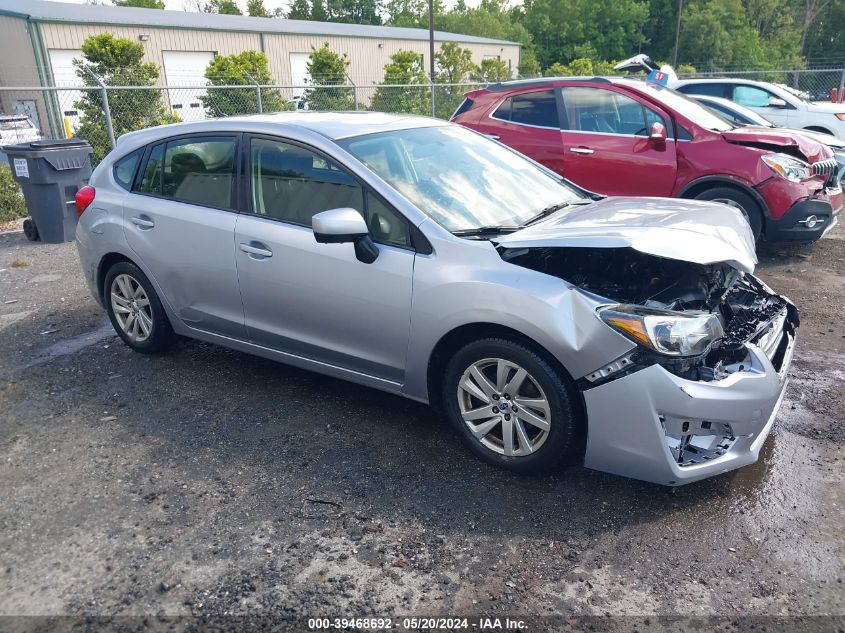 2016 Subaru Impreza 2.0I Premium VIN: JF1GPAB63G8266759 Lot: 39468692