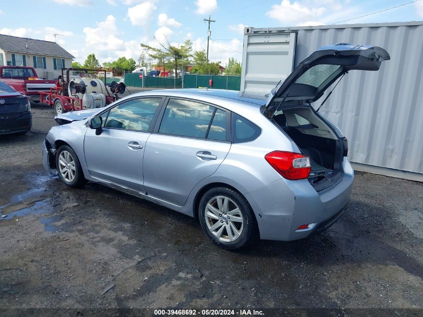 2016 Subaru Impreza 2.0I Premium VIN: JF1GPAB63G8266759 Lot: 39468692