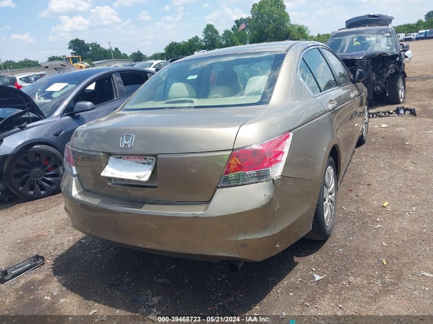 2010 Honda Accord 2.4 Lx VIN: 1HGCP2F34AA082219 Lot: 39468723