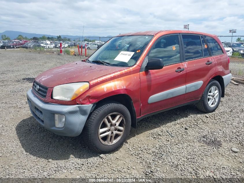 2001 Toyota Rav4 VIN: JTEGH20VX10039450 Lot: 39468740