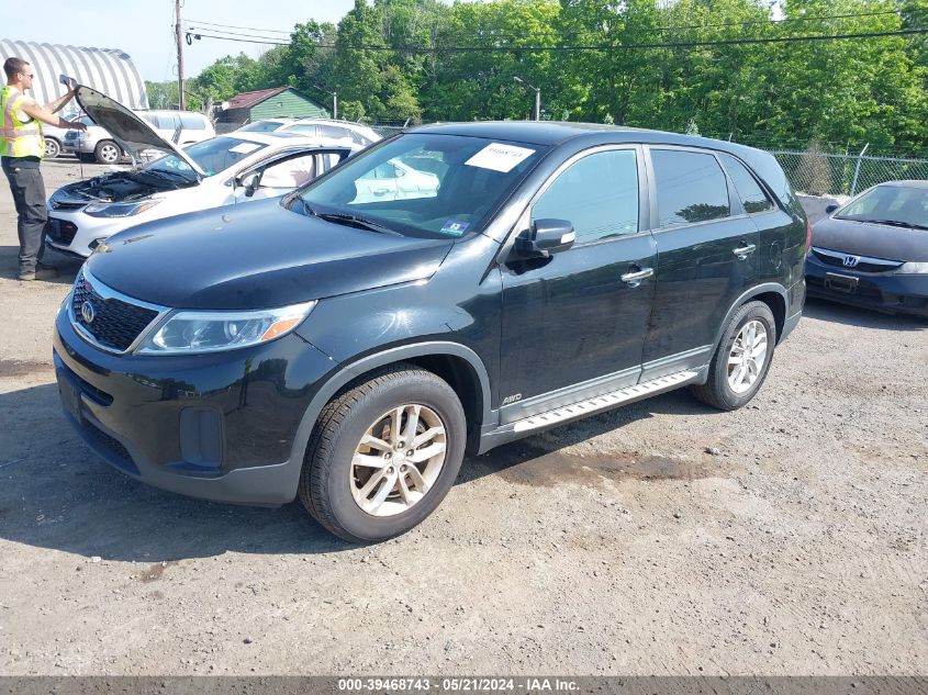 2015 Kia Sorento Lx VIN: 5XYKTCA63FG614211 Lot: 39468743