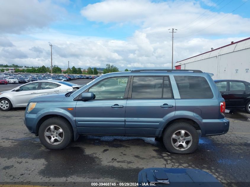 2006 Honda Pilot Ex VIN: 2HKYF18416H558529 Lot: 39468745
