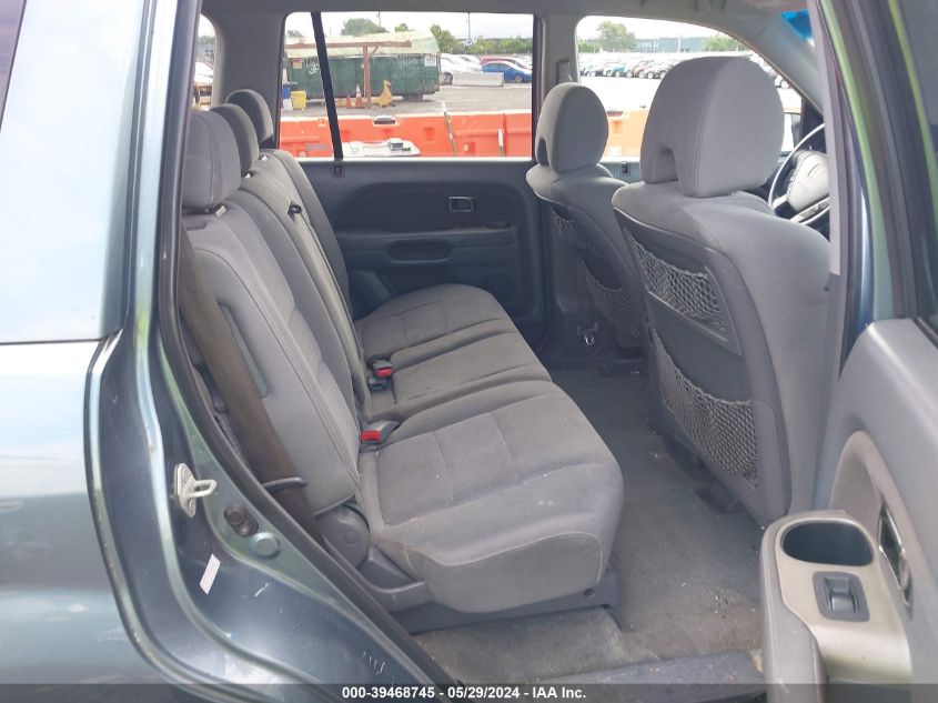 2006 Honda Pilot Ex VIN: 2HKYF18416H558529 Lot: 39468745