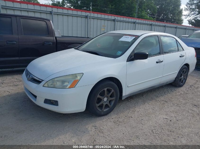 2006 Honda Accord 2.4 Vp VIN: 1HGCM56166A007442 Lot: 39468748