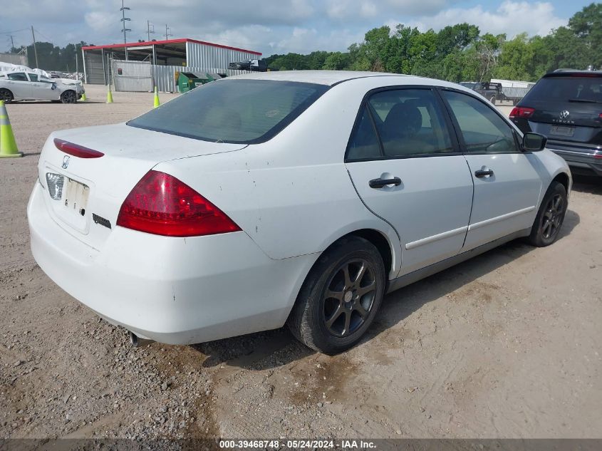 2006 Honda Accord 2.4 Vp VIN: 1HGCM56166A007442 Lot: 39468748