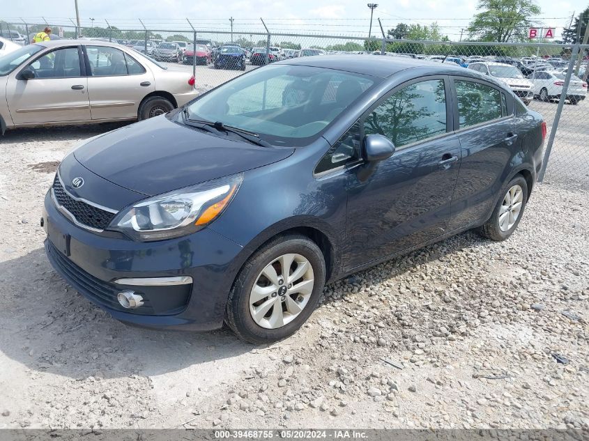 2016 Kia Rio Ex VIN: KNADN4A30G6642922 Lot: 39468755