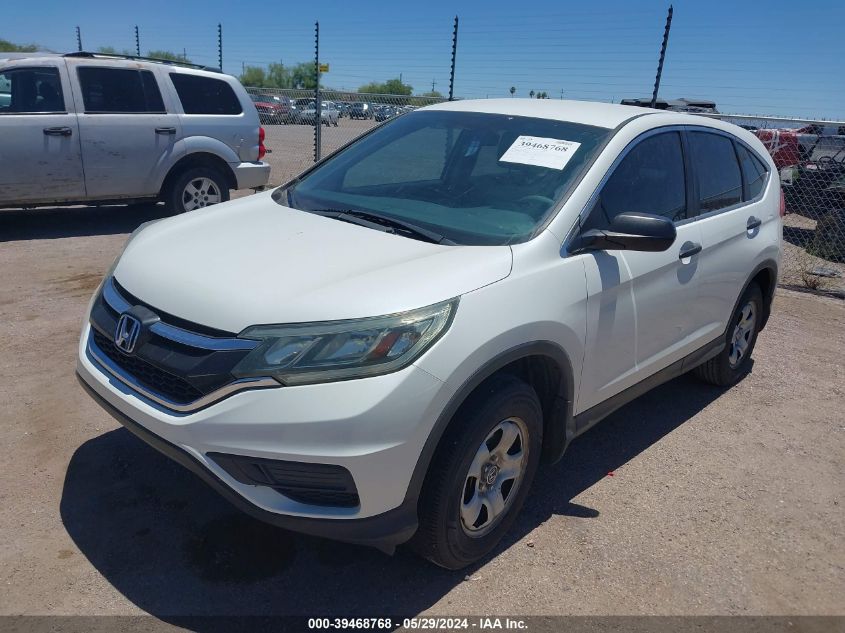 2015 Honda Cr-V Lx VIN: 5J6RM3H31FL001543 Lot: 39468768